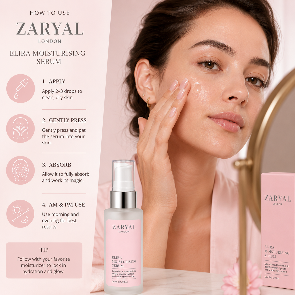 Elira Moisturizing Serum How To Use