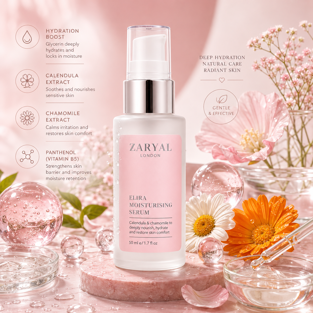 Elira Moisturizing Serum Ingredients